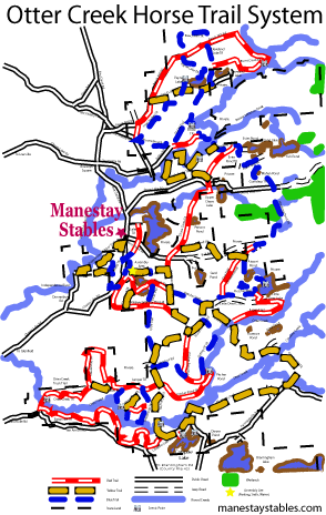 trail horse otter creek map